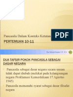 Pancasila Dalam Konteks Ketatanegaraan