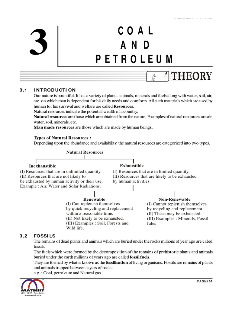 What Are Natural Resources Class 8 Coal And Petroleum