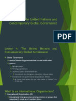 Lesson 4 The United Nations and Contemporary Global Governance