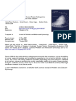 Journal Pre-Proof: Journal of Pediatric and Adolescent Gynecology
