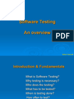 Software Testing An Overview