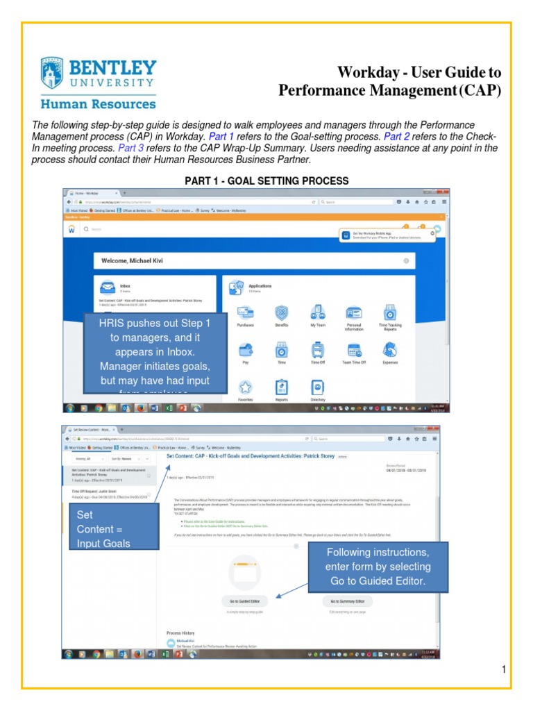 Workday Performance Management Guide | PDF | Computing | Cyberspace