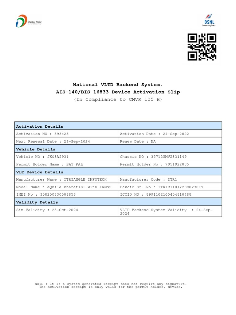 DeviceDetailsReceipt Sat Pal 24-Sep-2022 JK08A5931 11.40 | PDF ...