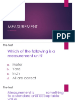 Measure Units Metric English Systems