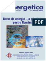 Bursa de Energie - o Prioritate Pentru România: ISSN: 1453-2360