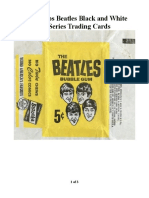 The Beatles - 1964 - Series 1 - B and W - Checklist