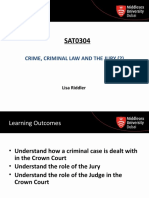 Unit 8 - Crime, The Criminal Courts and The Jury 2 2022