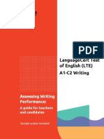LanguageCert Test of English LTE A1C2 WritingA Guide in Assessing Writing Performance