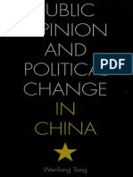 Public Opinion and Political Change in China