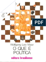 O Que É Política - Wolfgang Leo Maar