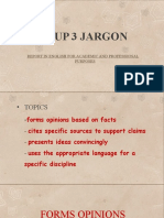 Group 3 Jargon Presentation