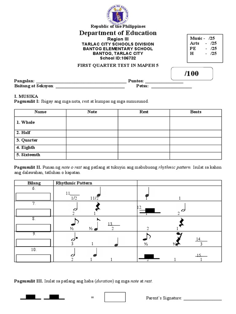 Grade 5 q1 mapeh pdf