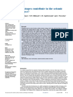 Do stopes influence seismic source parameters