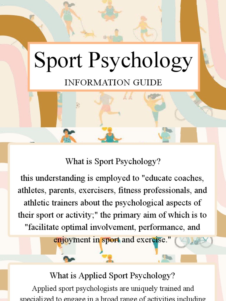 Sport Psychology PDF Psychology Academic Degree