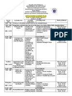 Cookery Weekly Plan 4