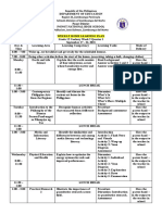 Cookery Weekly Plan 2