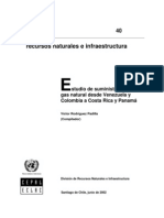 Estudio de Suministro de Gas Natural Desde Venezuela y Colombia A CR y PNMA