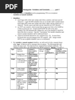 Computer Programming 1 Chapter 3 Study Guide