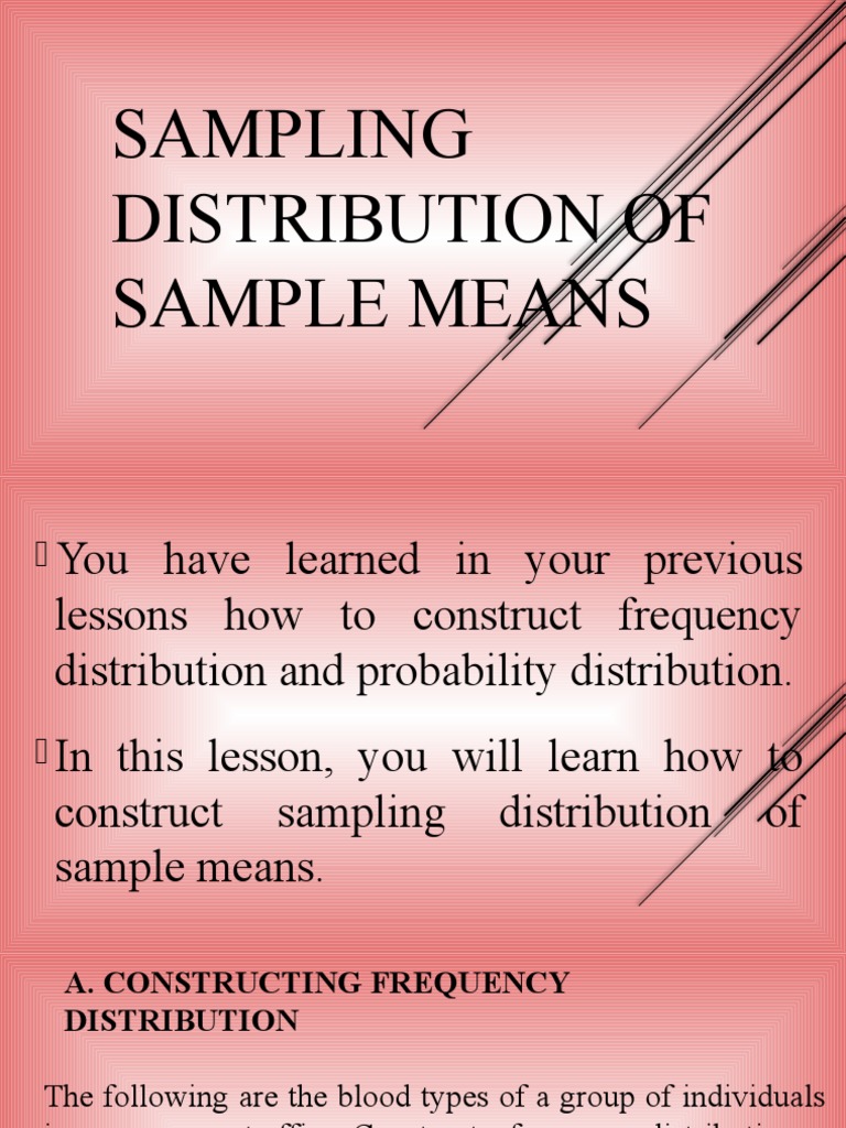 3 l1 sampling distribution of sample means download free pdf mean