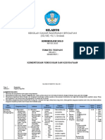 Silabus Kelas 1 Tema 3