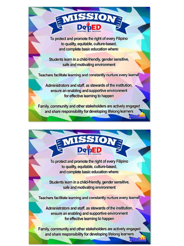 Deped Mission | PDF