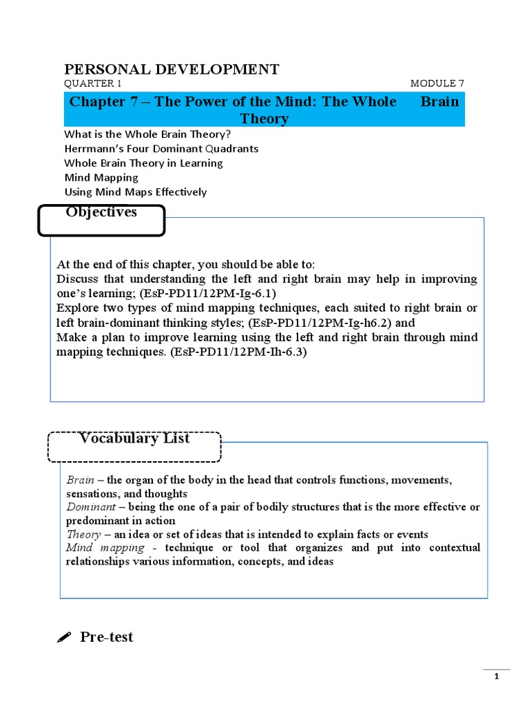 Perdev Q1 M7 | Download Free PDF | Mind | Idea