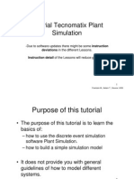 Tutorial Tecnomatix Plant Simulation