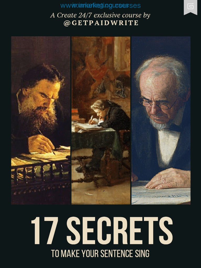 03-17 Secrets To Make Your Sentence Sing | PDF | Adjective | Sentence ...