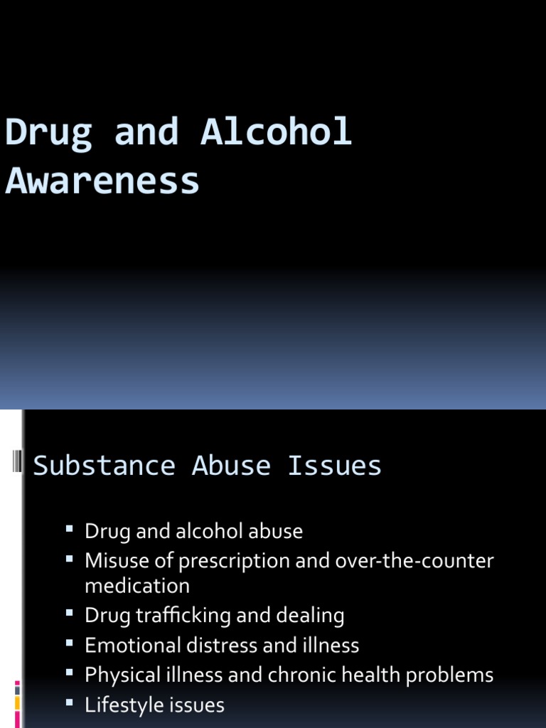 Substance Abuse Awareness Guide | PDF | Substance Abuse | Alcoholism