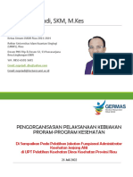 Pengorganisasian JF Adminkes