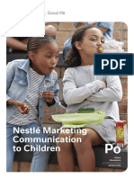 Nestle Marketing Communication Children Policy