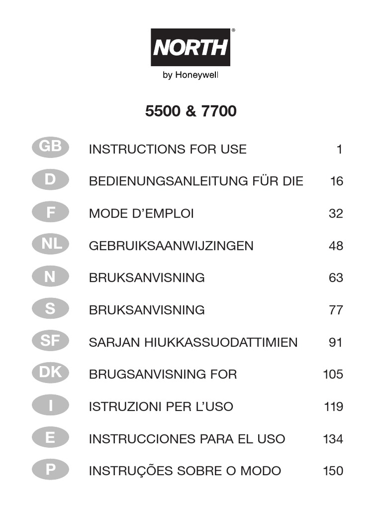 User Manual 5500 - 7700 | PDF | Occupational Safety And Health | Safety