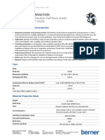 Full Face Mask Draeger 6530 Product Information