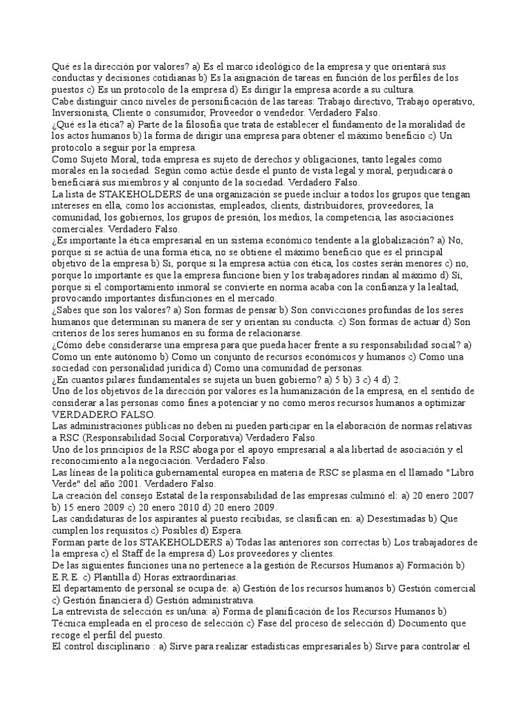 Ejercicios | PDF | Crecimiento personal y profesional | Negocios
