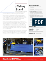 8118 Coiled Tubing Motor Test Stand Spec Sheet