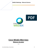 Cisco WebEx Meetings - Manual Alumno