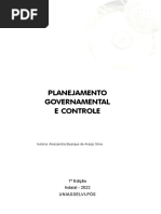 Planejamento Governamental e Controle