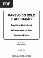 Manejo Do Solo e Adubacao - Livro