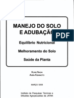 Manejo Do Solo e Adubacao - Livro