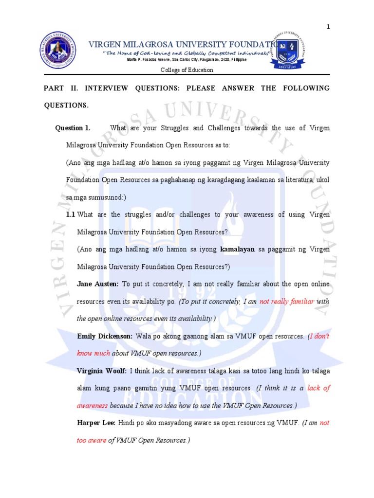 Interview Transcript | PDF