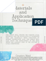 Materials and Application Techniques