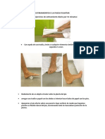 ESTIRAMIENTOS de LA FASCIA PLANTAR