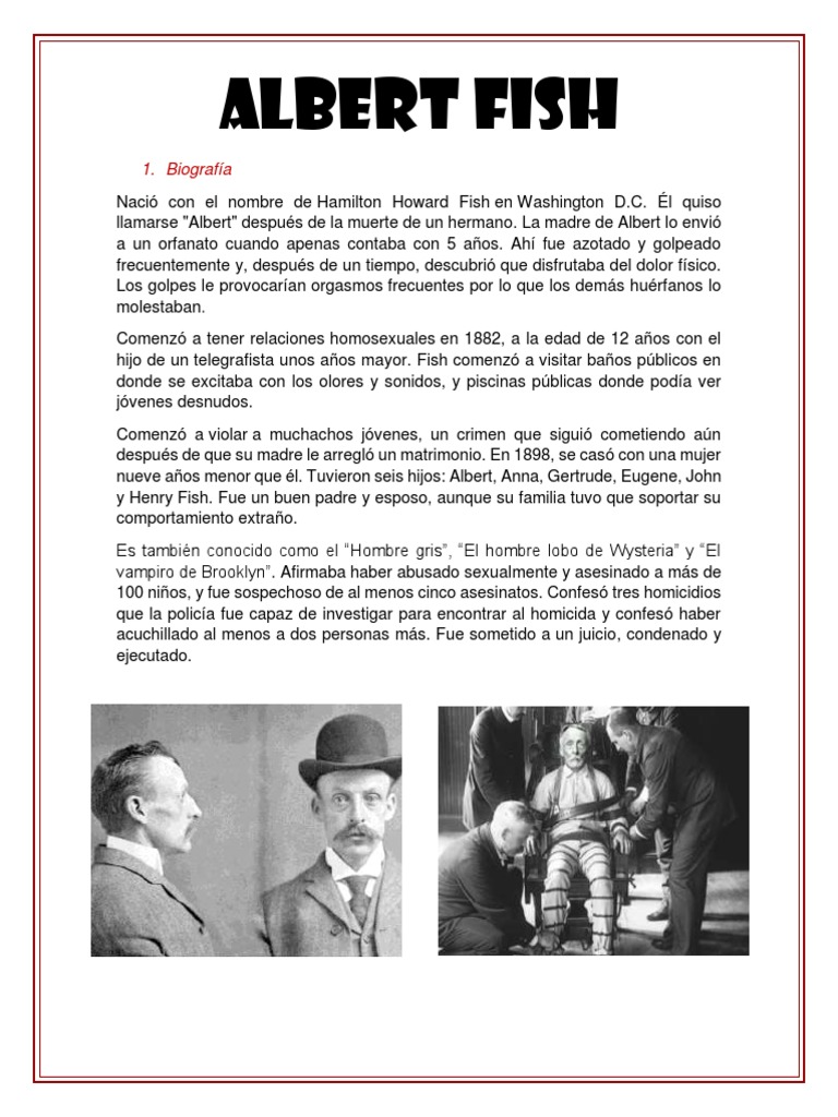 Albert Fish | PDF | Religión y espiritualidad
