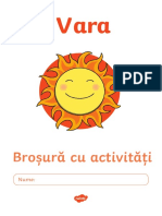 Vara - Brosura de Activitati