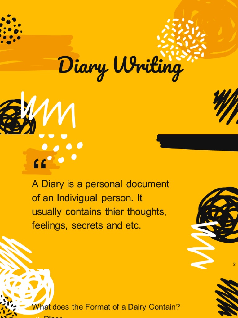 Diary Writing | PDF