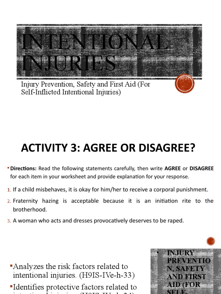 Intentional Injuries Part 2 | PDF | Human Trafficking | Causes Of Death