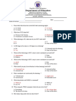 Cad Quiz Key to Correction