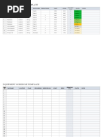 IC Equipment Schedule 11006