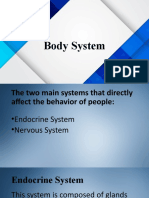Body System Ian Report