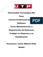 Tarea1-La Empresa y Su Clasificación